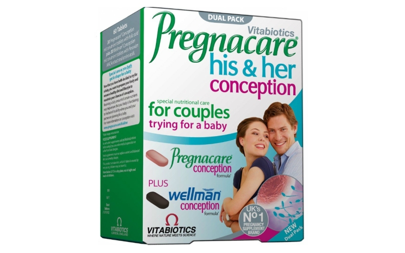Pregnacare His And Her Conception 60 Tablets Ovulatsioonitestid Ee
