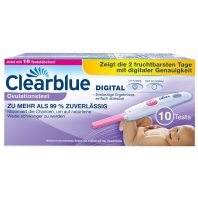 Clearblue digitaalsed ovulatsioonitestid 10tk + Clearblue digitaalne rasedustest + 3 One Step ribarasedustesti