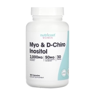 Nutricost Мио-инозитол и D-хиро-инозитол 2000мг+50мг