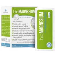 bioMagnesium magneesiumtsitraat 300mg, 30 pakikest