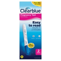 Clearblue Pregnancy Test Fast & Easy (2 pack)