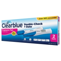 Clearblue double-check and date pregnancy tests (2pcs)