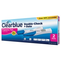 Clearblue double-check and date pregnancy tests (2pcs)