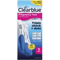 Clearblue Triple Check+date pregnancy tests (3pcs)