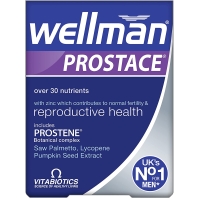 Vitabiotics Wellman prostate витамины для мужчин, 60 таблеток